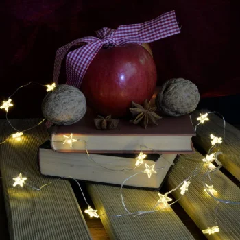 DekorTrend Fairy lights LED lampice zvezde 20 kom toplo bele KDE 323-2 DekorTrend Fairy lights LED lampice zvezde 20 kom toplo bele KDE 323-2